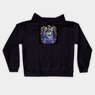 Shimmering Corgi Kids Hoodie